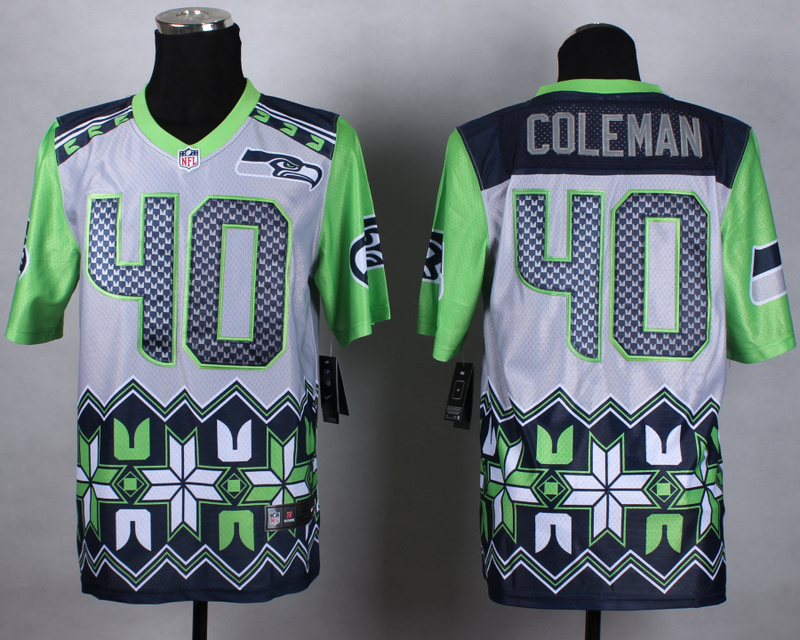 Nike Seahawks 40 Coleman Noble Elite Jerseys