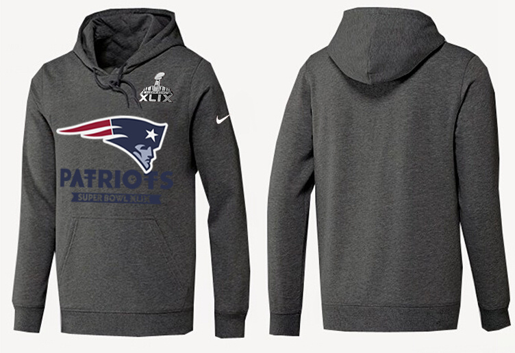 Nike New England Patriots 2015 Super Bowl XLIX Hooded Jerseys D.Grey Nike New England Patriots 2015 Super Bowl XLIX Hooded Jerseys D.Grey