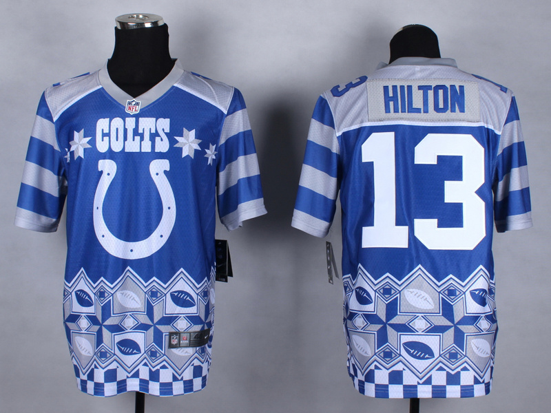 Nike Colts 13 Hilton Noble Fashion Elite Jerseys