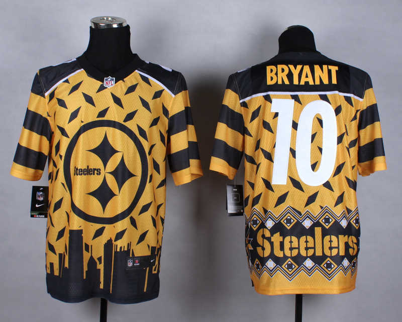 Nike Steelers 10 Bryant Noble Fashion Elite Jerseys