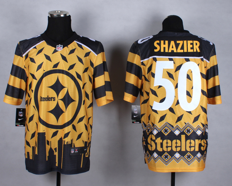 Nike Steelers 50 Shazier Noble Fashion Elite Jerseys