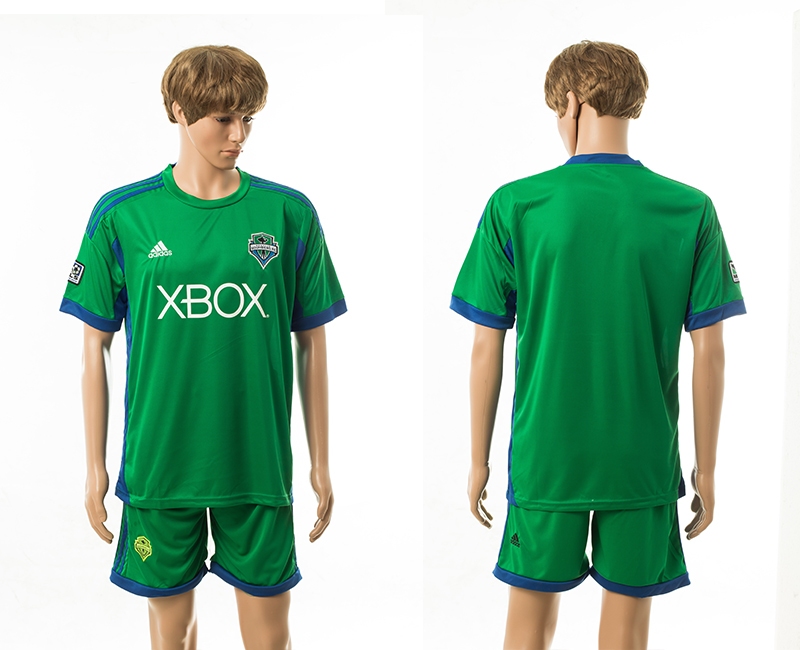2015-16 Seattle Sounders Home Soccer Jersey