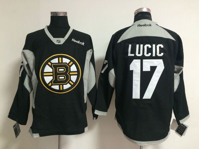 Bruins 17 Lucic Black Practice Reebok Jerseys - Click Image to Close