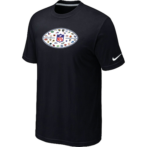 Nike NFL 32 Teams Logo Collection Locker Room T-Shirts Black