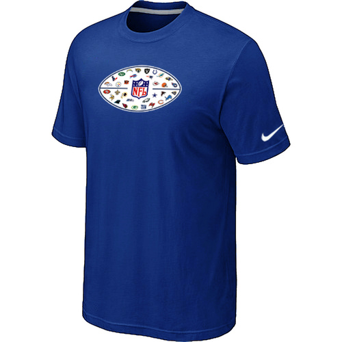 Nike NFL 32 Teams Logo Collection Locker Room T-Shirts Blue