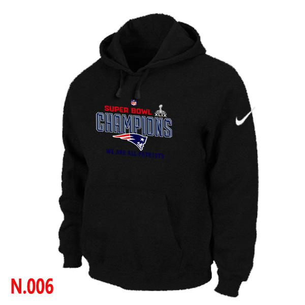 Nike New England Patriots Majestic Black Super Bowl XLIX Pullover Hoodie Nike New England Patriots Majestic Black Super Bowl XLIX Pullover Hoodie