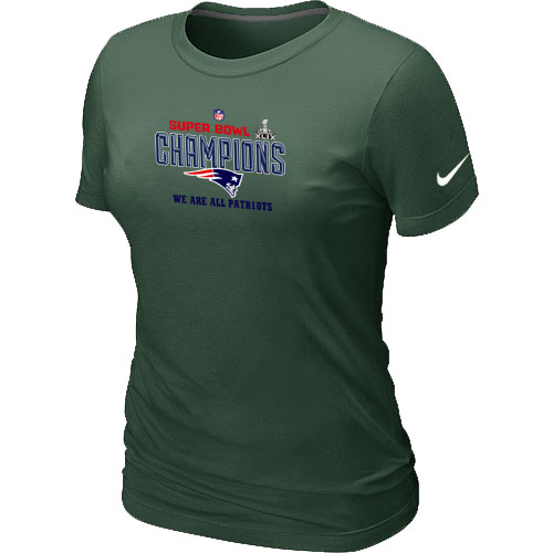 Nike New England Patriots Majestic D.Green Super Bowl XLIX Women T-Shirts