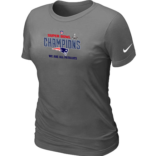 Nike New England Patriots Majestic D.Grey Super Bowl XLIX Women T-Shirts