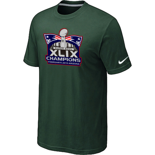 Nike Patriots Majestic D.Green Super Bowl XLIX Champion Mark T-Shirts