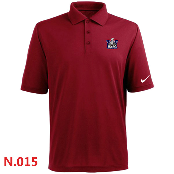 Nike Patriots Majestic Red Super Bowl XLIX Players Performance Polo Nike Patriots Majestic Red Super Bowl XLIX Players Performance Polo