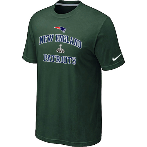 Nike Patriots Majestic Super Bowl XLIX Bound Heart & Soul T-Shirts D.Green