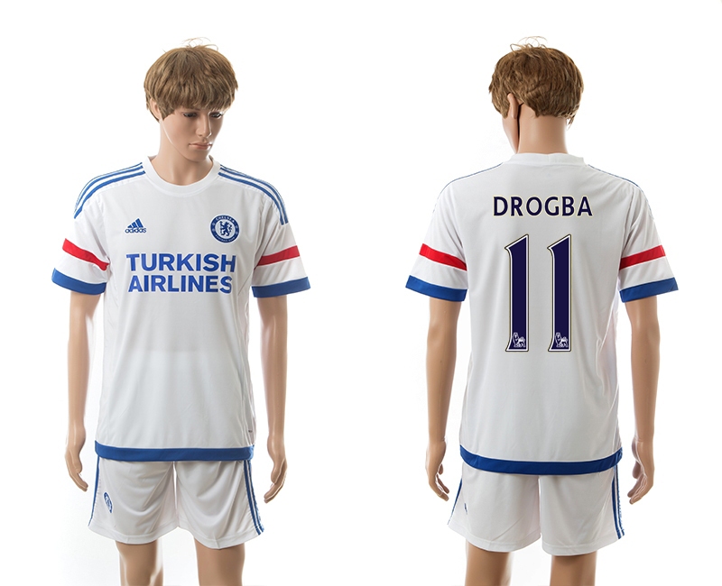 2015-16 Chelsea 11 Drogba Away Jerseys