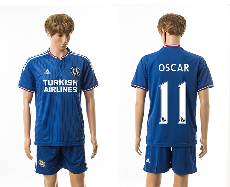 2015-16 Chelsea 11 Oscar Home Jerseys