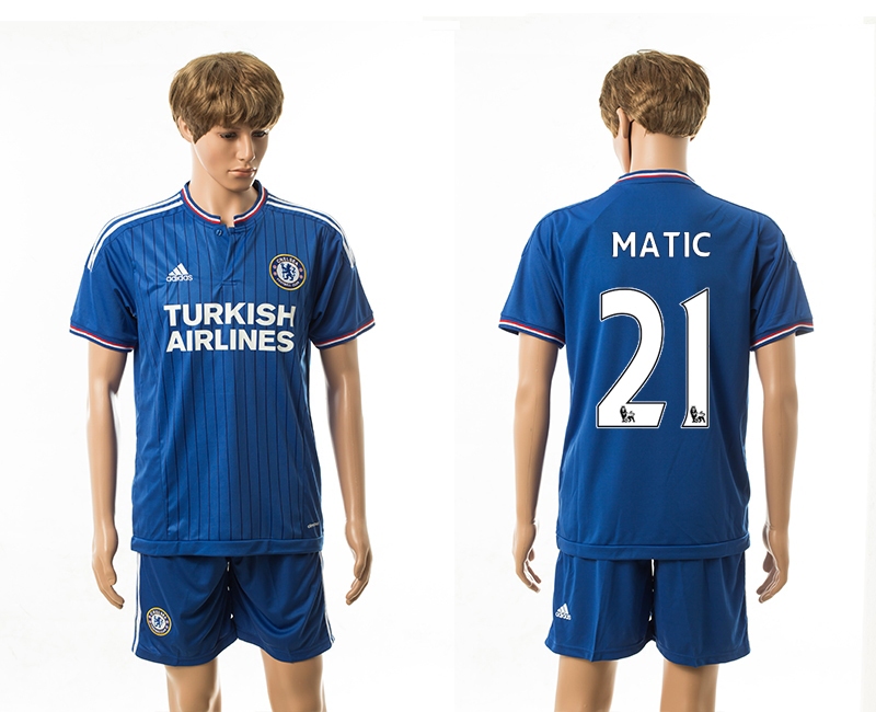 2015-16 Chelsea 21 Matic Home Jerseys