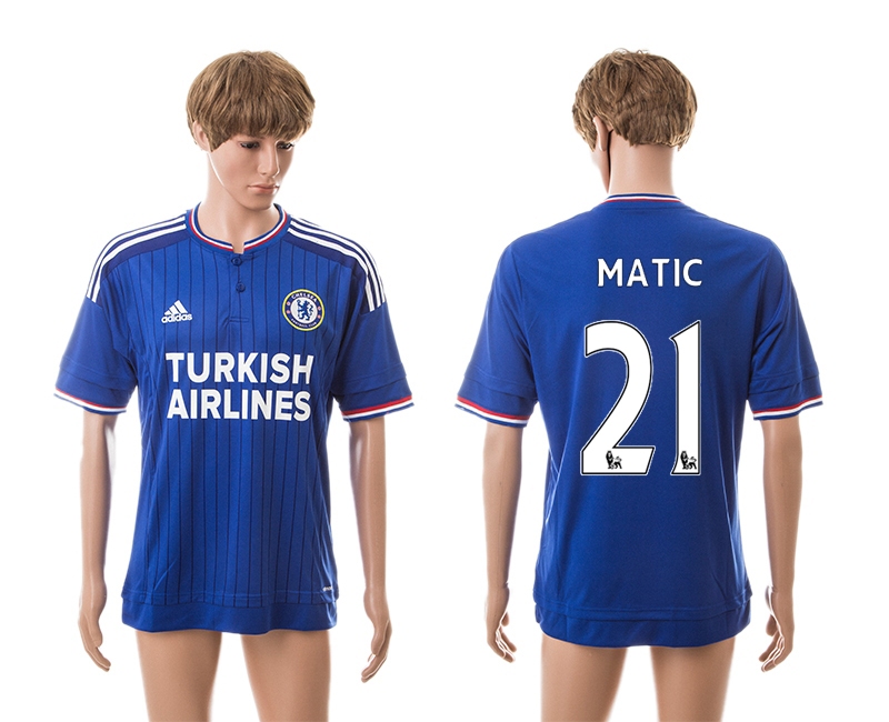 2015-16 Chelsea 21 Matic Home Thailand Jerseys