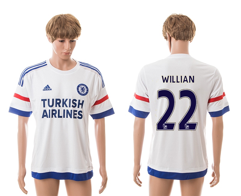 2015-16 Chelsea 22 Willian Away Thailand Jerseys