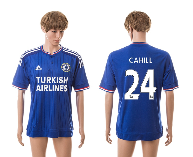 2015-16 Chelsea 24 Cahill Home Thailand Jerseys