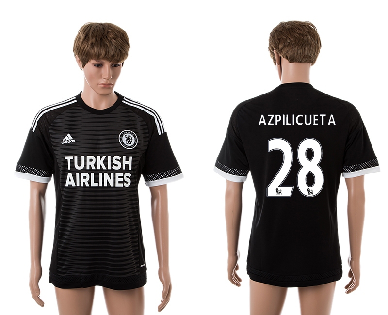 2015-16 Chelsea 28 Azpilicueta Third Away Thailand Jerseys