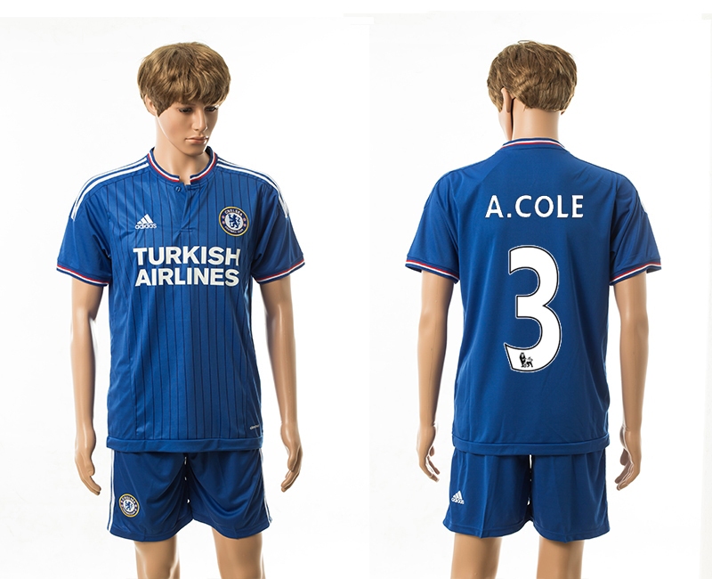 2015-16 Chelsea 3 A.Cole Home Jerseys