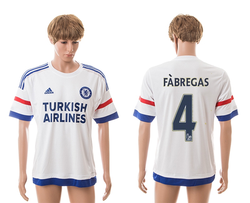 2015-16 Chelsea 4 Fabregas Away Thailand Jerseys 2015-16 Chelsea 4 Fabregas Away Thailand Jerseys