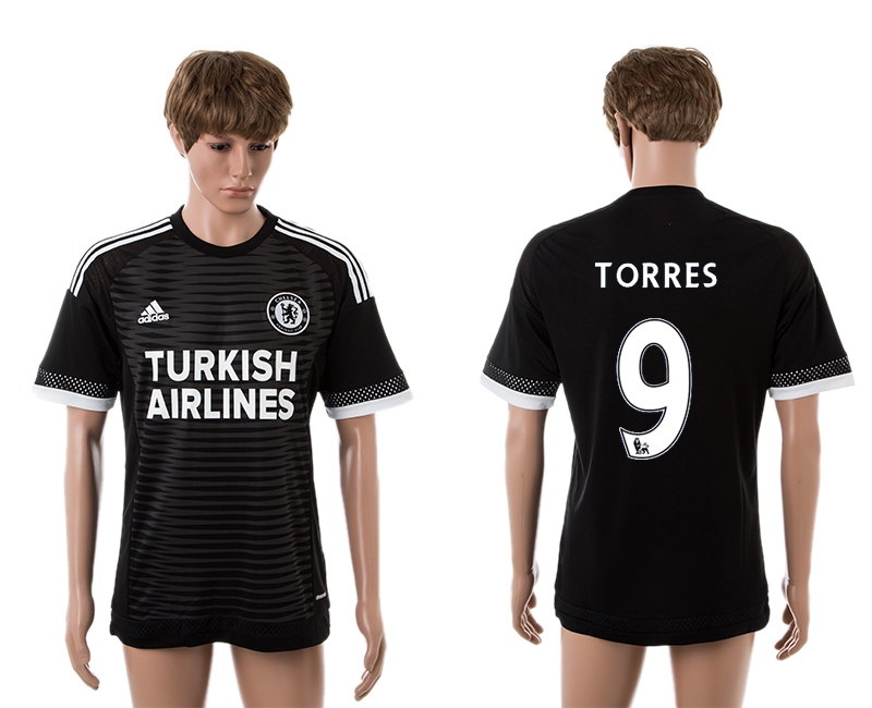 2015-16 Chelsea 9 Torres Third Away Thailand Jerseys