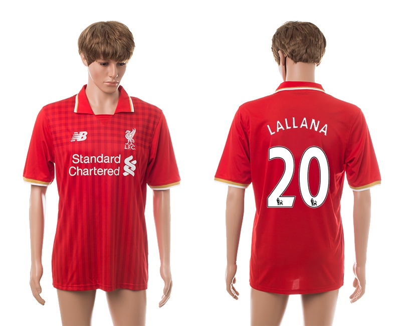 2015-16 Liverpool 20 Lallana Home Thailand Jerseys
