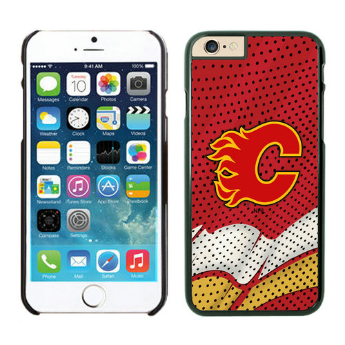 Calgary Flames iPhone 6 Cases Black
