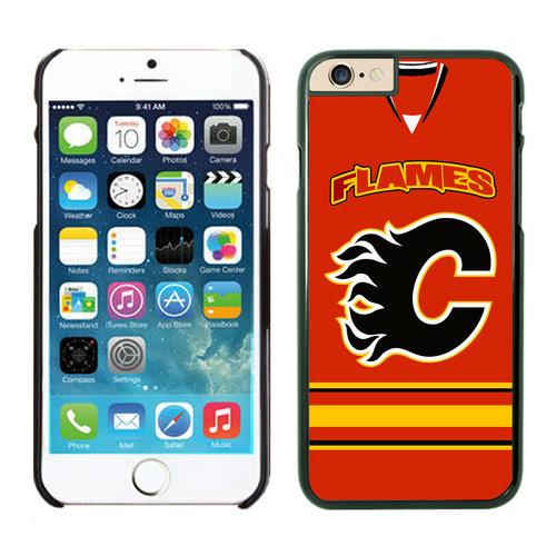 Calgary Flames iPhone 6 Cases Black03 - Click Image to Close