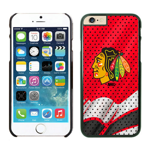 Chicago Blackhawks iPhone 6 Cases Black