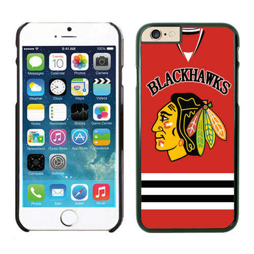 Chicago Blackhawks iPhone 6 Cases Black05 - Click Image to Close