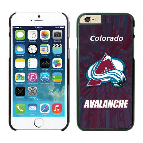 Colorado Avalanche iPhone 6 Cases Black02 - Click Image to Close