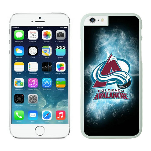 Colorado Avalanche iPhone 6 Cases White - Click Image to Close