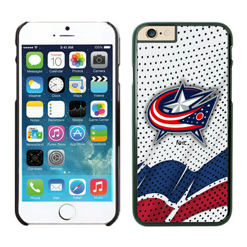 Columbus Blue Jackets iPhone 6 Cases Black03 - Click Image to Close