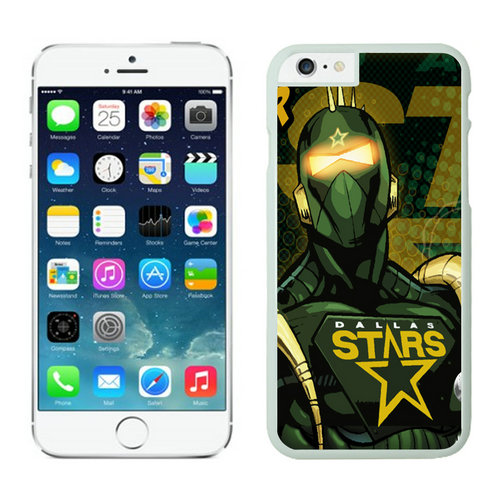 Dallas Stars iPhone 6 Cases White - Click Image to Close