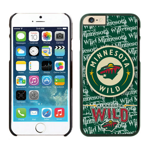 Minnesota Wild iPhone 6 Cases Black