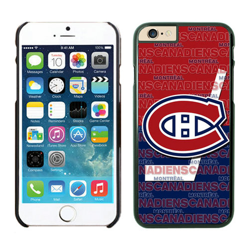 Montreal Canadiens iPhone 6 Cases Black