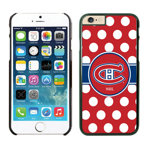 Montreal Canadiens iPhone 6 Cases Black02 - Click Image to Close