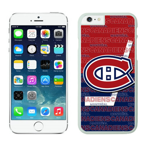 Montreal Canadiens iPhone 6 Cases White