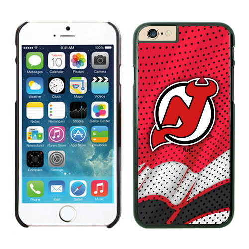 New Jersey Devils iPhone 6 Cases Black04 - Click Image to Close