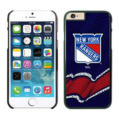 New York Rangers iPhone 6 Cases Black - Click Image to Close