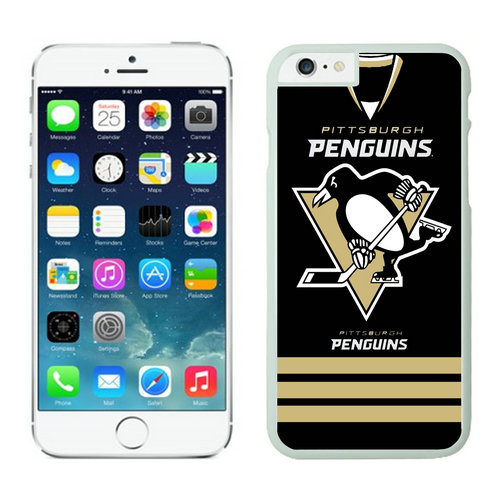 Pittsburgh Penguins iPhone 6 Cases White - Click Image to Close