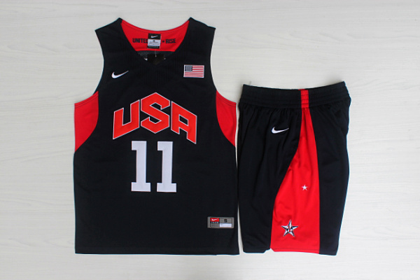 USA 11 Kevin Love Blue 2012 Dream Team Jersey(With Shorts)