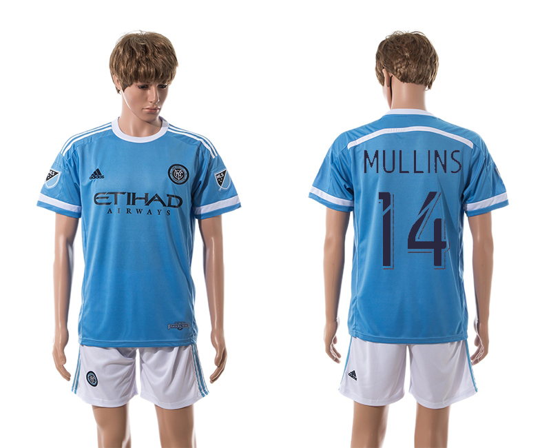 2015-16 New York City FC 14 Mullins Home Jersey