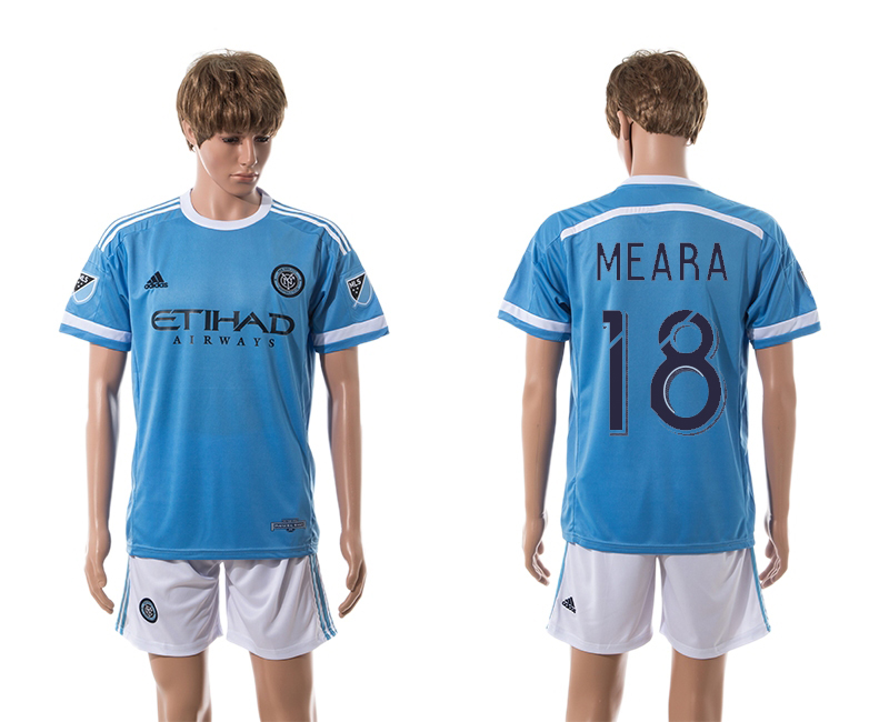 2015-16 New York City FC 18 Meara Home Jersey 2015-16 New York City FC 18 Meara Home Jersey