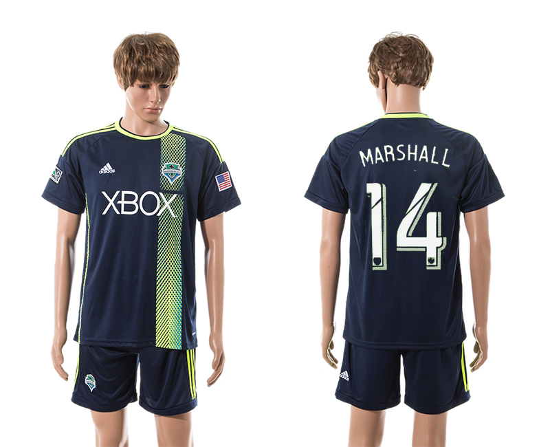 2015-16 Seattle Sounders 14 Marshall Away Jersey