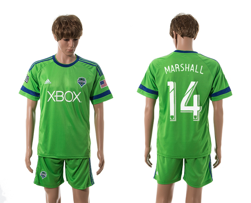 2015-16 Seattle Sounders 14 Marshall Home Jersey