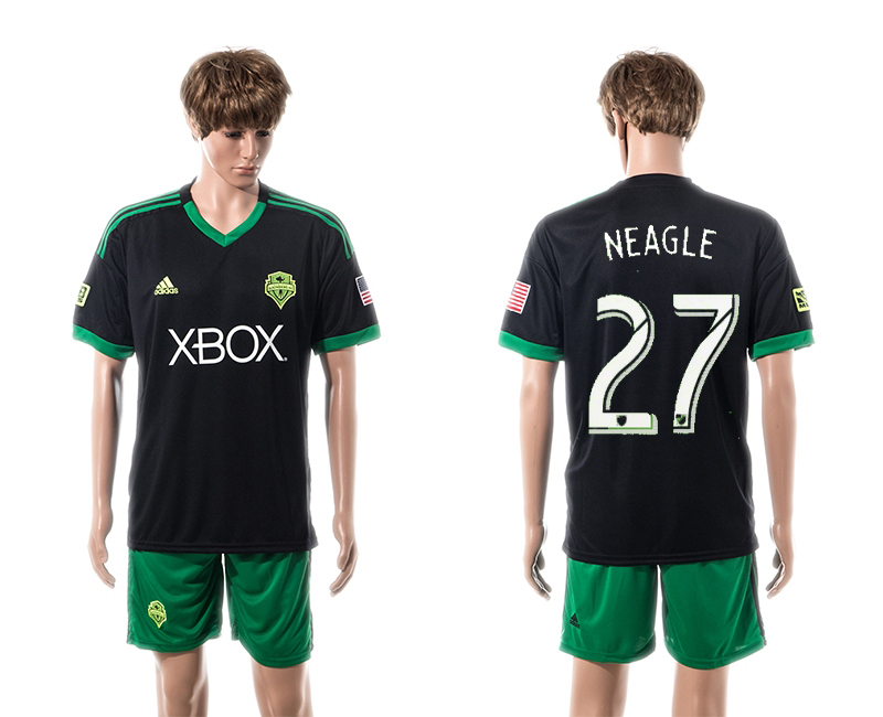 2015-16 Seattle Sounders 27 Neagle Third Away Jersey