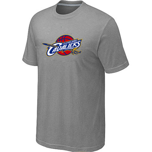 Cleveland Cavaliers Big & Tall Primary Logo Grey T Shirt
