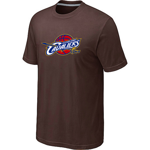 Cleveland Cavaliers Big & Tall Primary Logo Light Brown T Shirt