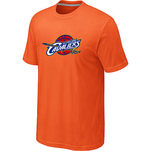 Cleveland Cavaliers Big & Tall Primary Logo Orange T Shirt